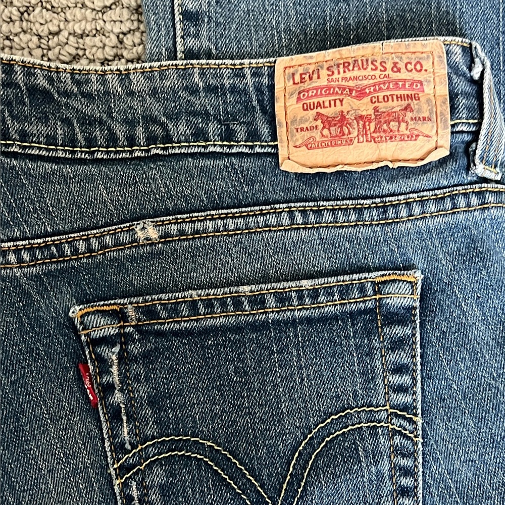 Levi's Low Boot Cut Denim Jeans, Men’s 12 - Picture 5 of 5